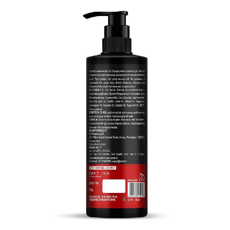 Beardo Hair Fall Control Shampoo For Men, 250 ml-7.webp